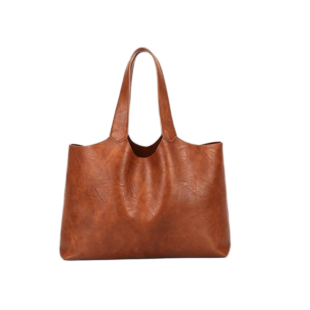 Brown Soft Pu Tote Bag for Wom - Luxury Bags Tote 评论和价格