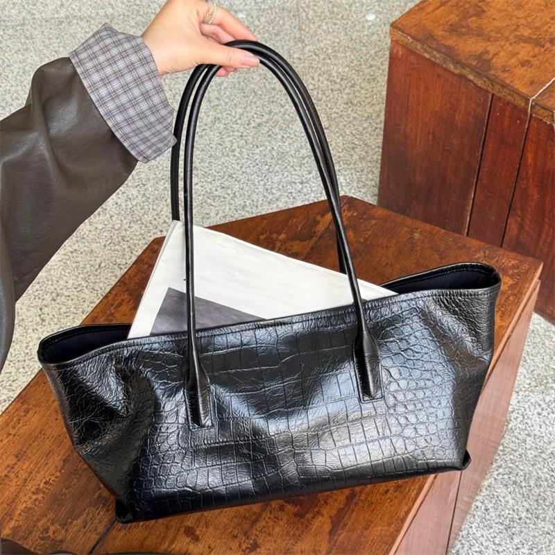 Retro Crocodile Embossed Handb - Luxury Bags Tote 评论和价格