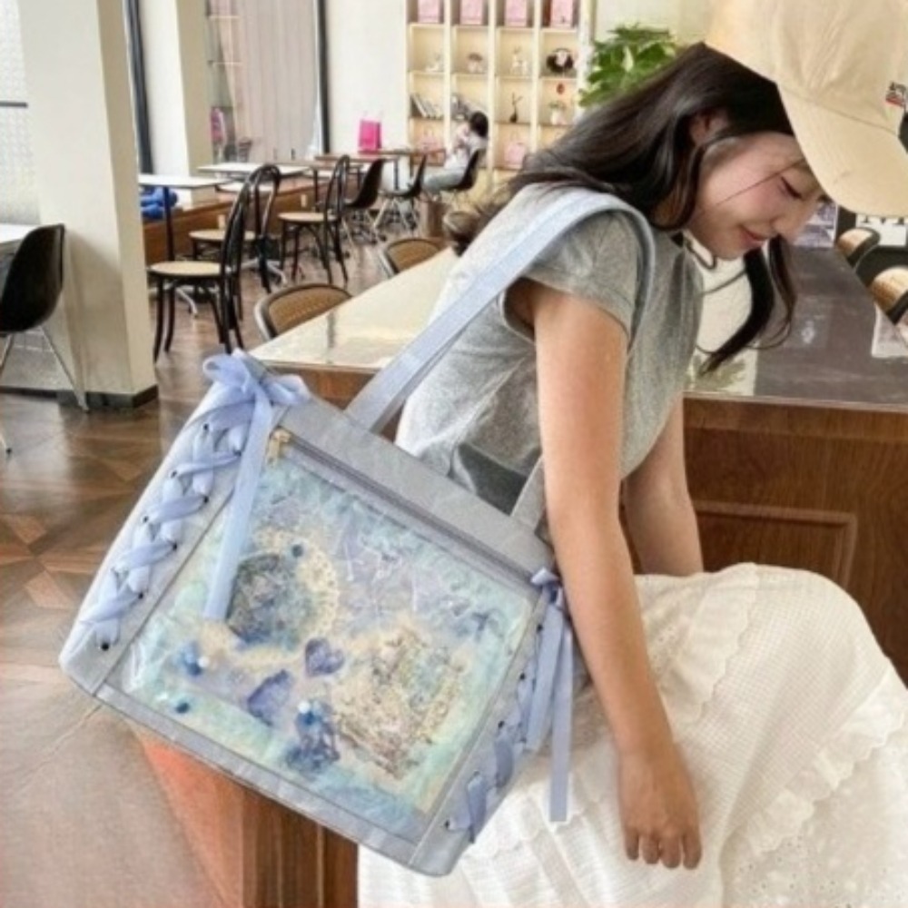 Versatile Fashion Ribbon Itaba - Luxury Bags Tote 评论和价格